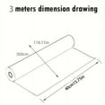 thumbnail image 2 of White Marble Pattern Waterproof Wall Stickers, Oil Resistant Kitchen Wallpaper, Self-adhesive Stickers For Furniture, 2 of 4