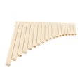 thumbnail image 1 of Bamboo Wooden Pan Flute Pipe Chinese Traditional Musical Instrument 18 Pipes Pan Flute, 1 of 7