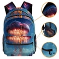 thumbnail image 3 of Lightweight Backpack Colorful Jellyfish School Bag Travel Laptop Daypack for Men Women Casual Rucksack, 3 of 6