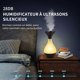 thumbnail image 3 of Ultrasonic Electric Essential Oil Diffusers, Quiet Humidifier, Night Light, USB Portable Humidifier for Home Office Bedroom, Air Humidifier, 3 of 5