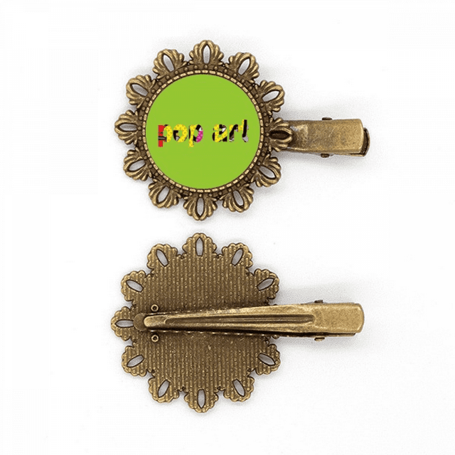 Populer Art Néo Réalisme Envahissant Vintage Métal Fleur Épingle à Cheveux Coiffure