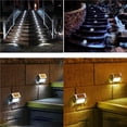 thumbnail image 3 of Luz Solar Acero Inoxidable Energía Solar Luz De Jardín Impermeable Al Aire Libre Ahorro De Energía Lámpara De Patio Iluminación 3 Leds Noticed HA024103-00, 3 of 6