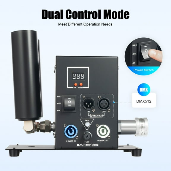 C02 Cryo Jet Machine DMX512 Co2 Party Cannon Fogger Smoke Gun Effect DJ Club