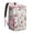 Pink-7, variant on Bright Lemon Print Insulated Backpack Cooler, Leakproof Lunch Bag for Tropical Getaways and Road Trips