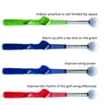thumbnail image 3 of Golf Swing Practice Stick Telescopic Swing Trainer Aid Tool Golf Posture Corrector Exercise Supplies Red, 3 of 5