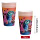 thumbnail image 3 of Kit de decoración para fiesta de cumpleaños de Disney Inside Out 2 Vasos de papel Platos Servilletas Telón de fondo Globos Suministros, 3 of 5