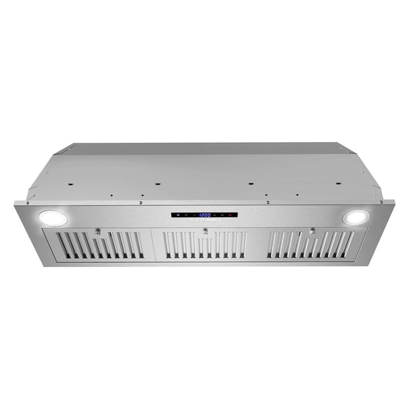 36 in. Lumin Collection Ducted Insert Range Hood, Touch Controls, LED Lights, Stainless Steel