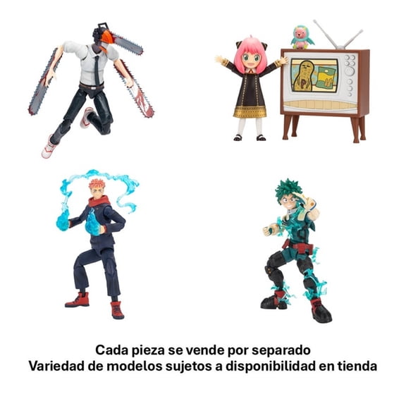Figura de acción Total Anime 6.5 pulgadas Varios modelos 1 pieza