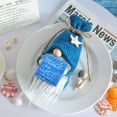 thumbnail image 5 of Decoración azul, elfo de peluche sueco hecho a mano con divertidos y cálidos refranes, decoración de fiesta en la vida en la playa, los mejores regalos para el hogar de verano, 5 of 5
