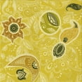 thumbnail image 1 of Ahgly Company Machine Washable Indoor Square Transitional Bold Yellow Area Rugs, 4' Square, 1 of 7