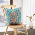 thumbnail image 5 of LALILO Throw Pillow Covers Damask Luxury Old Fashioned Damask Cushion Cover 18" x 18", 2 Pack, 5 of 6