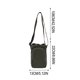 thumbnail image 3 of Bolso bandolera de nailon para mujer con botella de agua, ideal para deportes al aire libre, con bolsillo para el teléfono y monedero. Mochila multiusos para senderismo, viajes y desplazamiento, 3 of 6