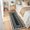 Black 2*6ft(61*183cm), variant on Anoncndin Modern Washable Runner Rug – Low Pile, Non-Slip, Mark Resistant, Soft Edgeed Carpet for Hallway, Kitchen, Bedroom, Entryway – Collapsible Minimalist Accent Mat – beige , 2x6ft (61x183cm)