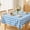 Light Blue, variant on Yiannan Rectangle Vinyl Tablecloth, Waterproof Flannel Backed Table Cloth, Wipeable Stain Resistant Table Cover for Indoor Dining, Outdoor Use, Camping Trips, and Picnics, Sage, 60" x 84"