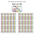 thumbnail image 3 of Big Dot of Happiness Cheerful Happy Birthday - Mini Candy Bar Wrapper Stickers - Colorful Birthday Party Small Favors - 40 Count, 3 of 6