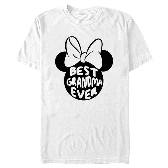 Men's Minnie Mouse Best Grandma Ever Ears Graphic T-Shirt