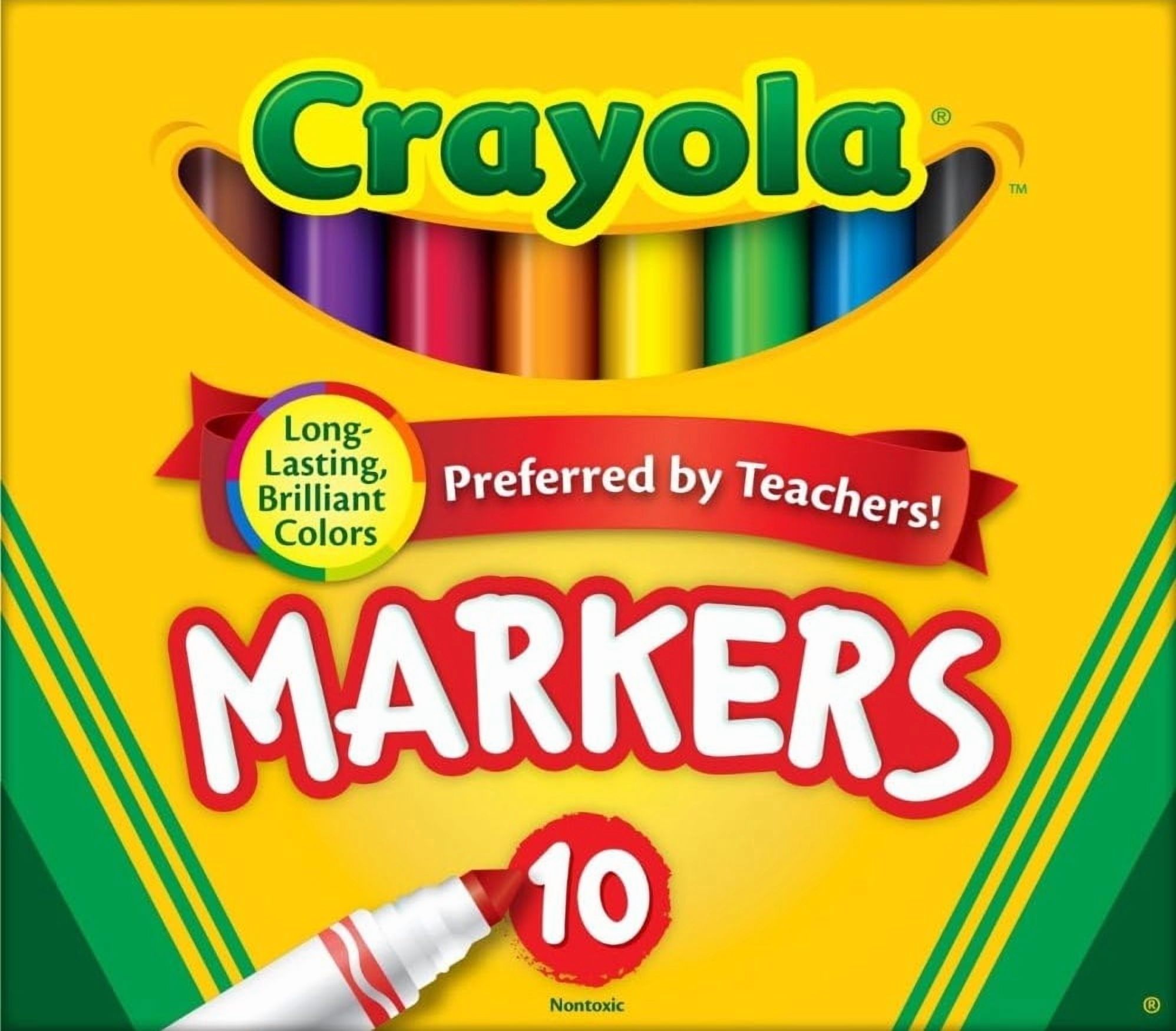Crayola Color Max Washable Markers, Value Pack, Broad Point, Classic Colors, 480 Count, 48 Pack