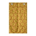 thumbnail image 1 of Flowers Hanging Pocket Organizer, Autumn Season Blossom Petals Daisy Peony Fragrance of Season Warm Tones, Printed Polyester Storage Bag with Pockets, 21" x 31", Dark Orange and Yellow, 1 of 2
