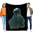 thumbnail image 1 of Monstruo de las Galletas anti-pilling, suave, ligera, esponjosa y acogedora de lujo para hogar y cocina – Perfecta para niños y adultos,130X150cm, 1 of 6