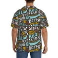 thumbnail image 3 of Kdxio Men's Hawaiian Shirt for Men Short Sleeve Shirt Barbeque Summer Casual Holiday Beach Button Down T-Shirts, 3 of 5