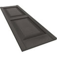 thumbnail image 6 of 12"W x 57"H Lifetime Vinyl, TailorMade Two Equal Panels, Raised Panel Shutters, Tuxedo Grey, 6 of 6