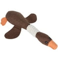thumbnail image 1 of Squeaky Goose, Vivid Durable Pet Goose Toy  For Home For Pet Coffee Color, 1 of 8