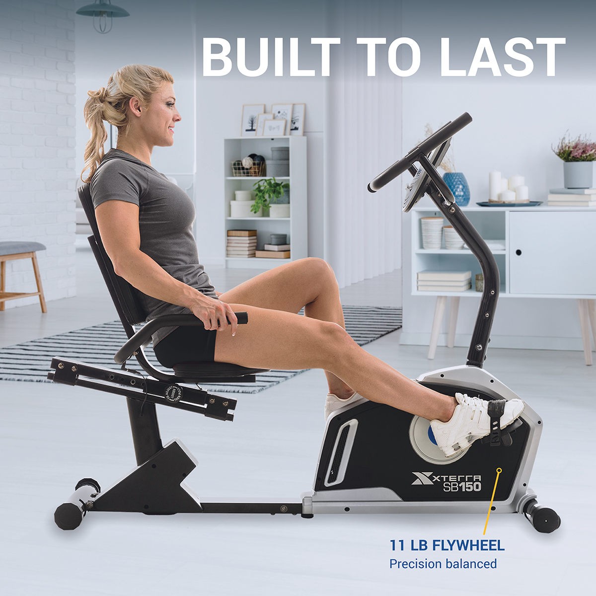 XTERRA Fitness SB150 Recumbent Bike with 24 Magnetic Resistance Levels - image 3 of 10