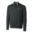 thumbnail image 2 of Men's Cutter & Buck Heather Charcoal Dayton Dragons Big & Tall Lakemont Tri-Blend Quarter-Zip Pullover Sweater, 2 of 3