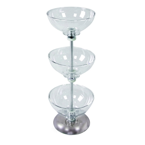 Three-Tier 8", 8" & 8" Bowl Display