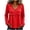 D120_Red, variant on Zormilly Boho Tops for Women Long Sleeve V Neck Peplum Blouses Fashion Casual Frayed Gauze Shirts, S-3XL