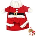 thumbnail image 3 of RV Disfraz de Papá Noel para perro, ropa para mascotas, abrigo de invierno con capucha, ropa para perros, ropa para mascotas, Chihuahua, Yorkshire, caniche (X-pequeño) oso de fresa Electrónica, 3 of 5