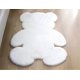 thumbnail image 5 of ZHAOCHENG Alfombra mullida KRIPINC, alfombra de piel sintética suave con forma de oso, alfombra de piel de oveja antideslizante para sala de estar, dormitorio, mesita de noche (blanco), 5 of 5