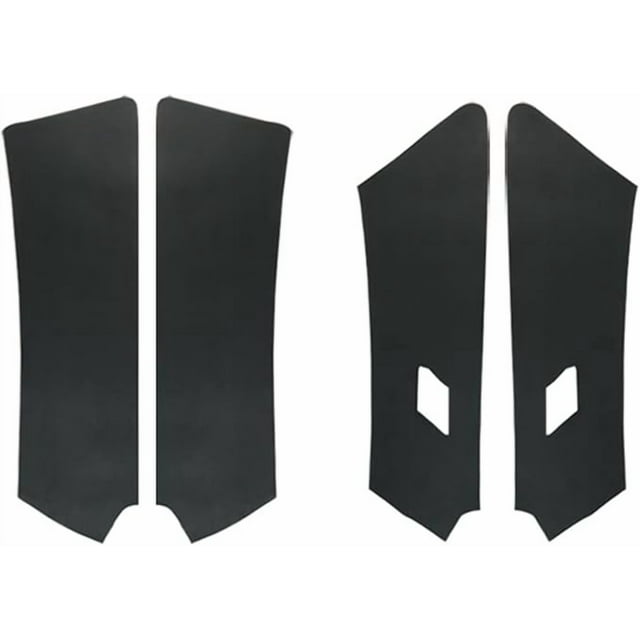 jfqm Panneau de Porte en Cuir Microfibre Compatible avec VW Golf 7 2014 2015 2016 2017 2018, Poignée de Porte Intérieure (Couleur : Marron)
