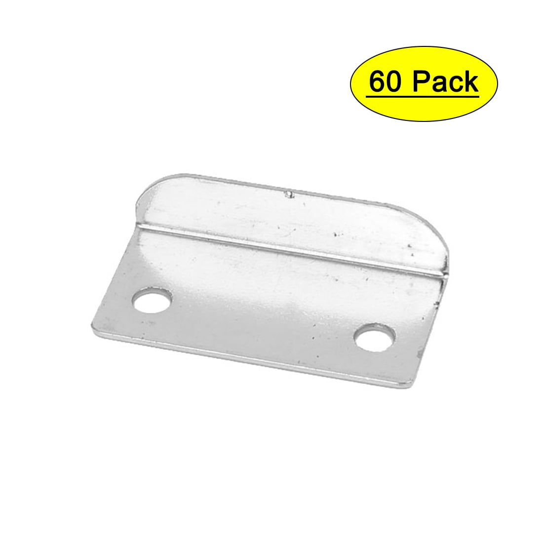 Home Drawer Door L Shaped Metal Lock Strike Plate 39mmx21mmx9
