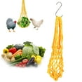 thumbnail image 4 of Poultry Feeding Net Bag, Easy Put In Chicken Feeding Bag Easy Clean Conducive Growth  Bearing Capacity  For Poultry Feeding Yellow, 4 of 8