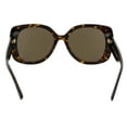 thumbnail image 6 of Versace VE 4387 Plastic Womens Rectangle Sunglasses Havana 56mm Adult, 6 of 6