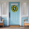 thumbnail image 4 of Northlight Lemons and Assorted Foliage Spring Wreath - 20" - Yellow, 4 of 8