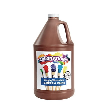 UPC: 0191487018654 | Colorations Gallon of Brown Simply Washable Tempera Paint