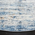 thumbnail image 3 of SAFAVIEH Amelia Seamus Distressed Area Rug, Ivory/Blue, 6'7" x 6'7" Round, 3 of 11