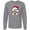 AC-Heather Grey, variant on Inktastic Kiniart Christmas Goldendoodle Long Sleeve T-Shirt