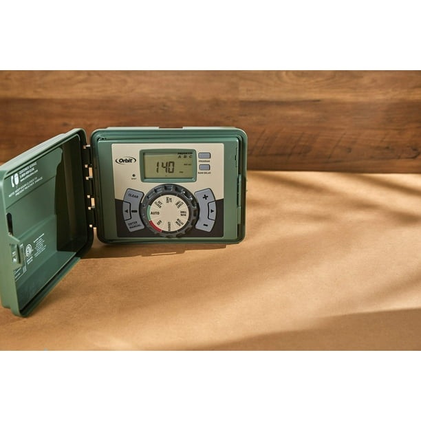 Orbit Irrigation Products Timer Sprinkler 4Station Green