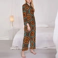 thumbnail image 3 of Gaeub African Tribal Style Women' Long-Sleeve Shirt and Full-Length Bottom Pajama Set Loungewear Soft Pjs Sleepwear Set-XX-Large, 3 of 7