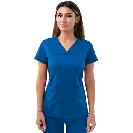 

Adar Pro Scrubs For Women - Sweetheart V-Neck Scrub Top