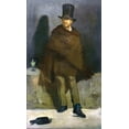 thumbnail image 2 of Manet, Edouard 16x24 Gold Ornate Wood Framed with Double Matting Museum Art Print Titled - The Absinthe Drinker, 2 of 4