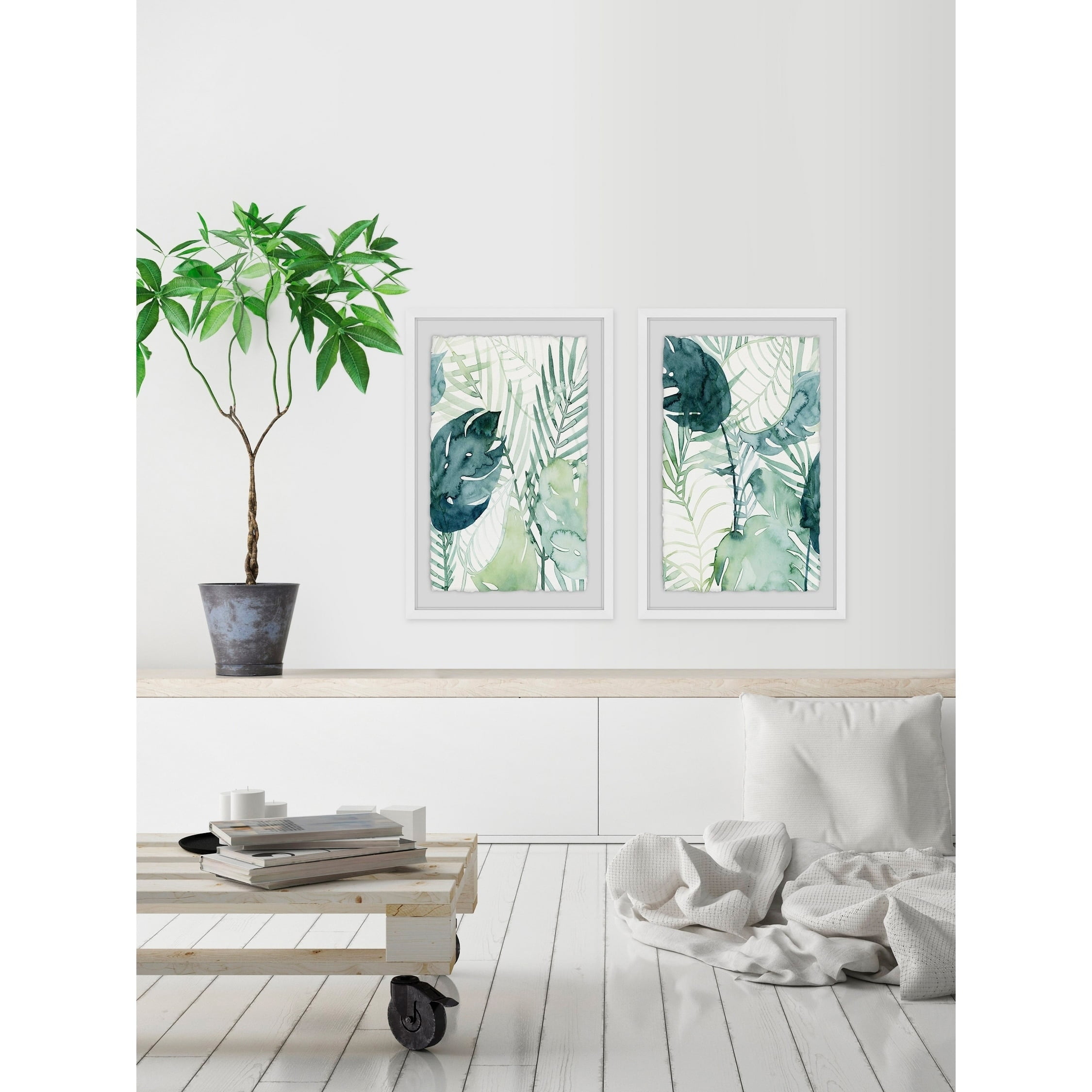 Marmont Hill Palm Pieces Diptych