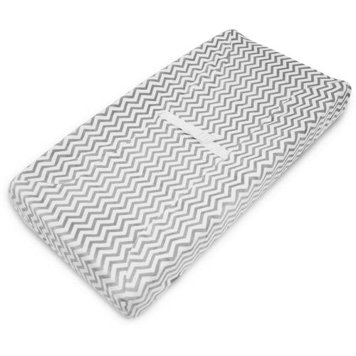 TL Care Heavenly Soft Chenille Fitted Contoured Changing Pad Cover for Boys and Girls 3015-CH Chocolate