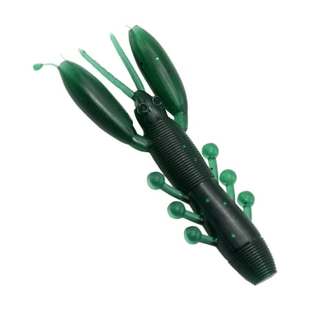 AOVUWU Realistic Crawfish Soft Plastic Fishing Lure Durable Bait with Lifelike Action for Bass Trout Freshwater and Saltwater Fishing
