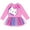 Purple, variant on Dreamworks Gabby's Dollhouse Pandy Paws Cakey Cat Toddler Girls French Terry Dress Pink 2T