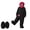 A#05-Red, variant on ZHANGDER Big Mouth Monster Onesie Wearable Onesie, Hooded Plush Fleece Soft Loungewear with Shoes, 2Y-2XL