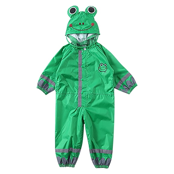 Xihbxyly Impermeable para Niños, Poliéster Impermeable, Ligero y Duradero, Diseño de Una Sola Pieza, Fácil de Usar, Ideal para Jugar y Viajar Al Aire Libre, Reflectante, Tallas S/M/L.